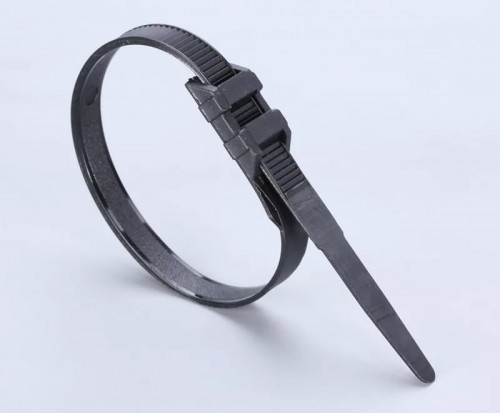 Хомут нейлоновый Eletec с двойным замком 360х9,0 черный (100 шт)
