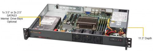 Платформа SuperMicro SYS-5019S-L RAID 1x200W