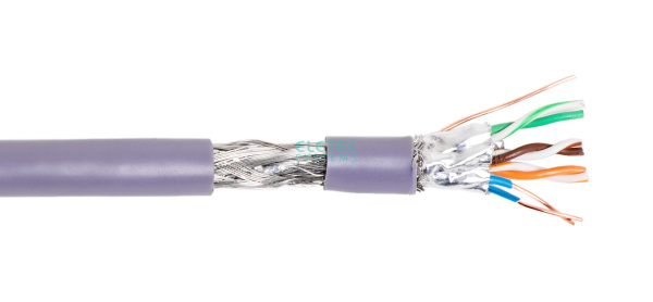 Кабель Eletec SFTP 5E 4x2xAWG24, 305 м, медь