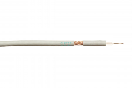 Кабель Eletec РК75-2-11 АИ 75 Ом, белый, 100 м