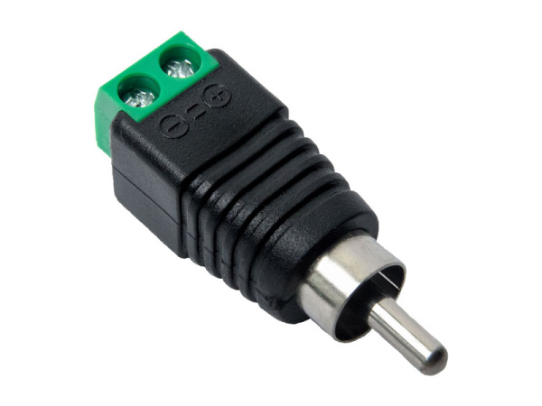 Разъем RCA  штекер с клеммной колодкой - 10шт