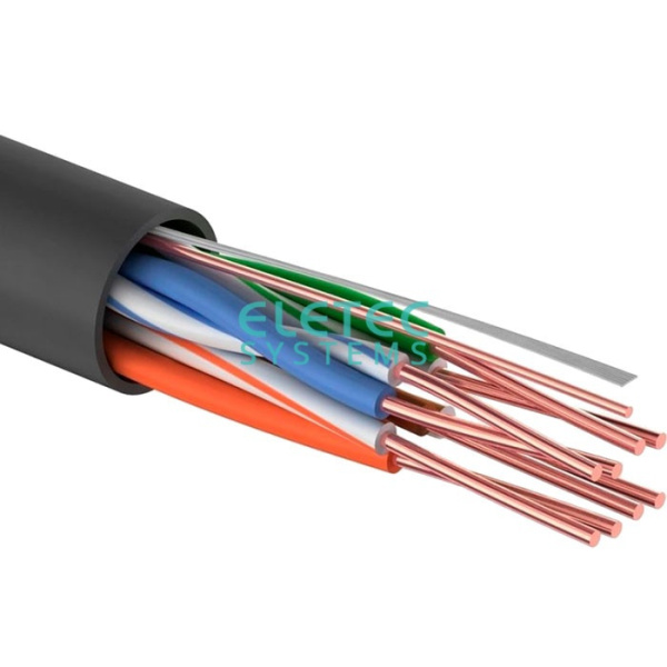 Кабель Eletec UTP 5E SMART line 4x2xAWG24, наружный, 305м, медь, Россия Кабель Eletec UTP 5E SMART line 4x2xAWG24, наружный, 305м, медь, Россия