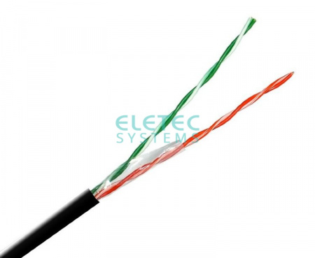 Кабель Eletec UTP 5E 2x2xAWG24, наружный, 305 м, медь
