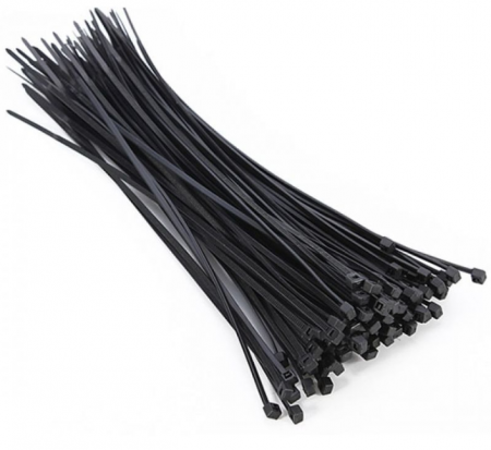 Стяжки Optimus 2,5x100мм белые/черные (100шт)