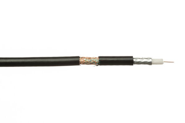 Кабель Eletec 3C-2V CU outdoor 75 Ом, экран 32%, черный 100 м