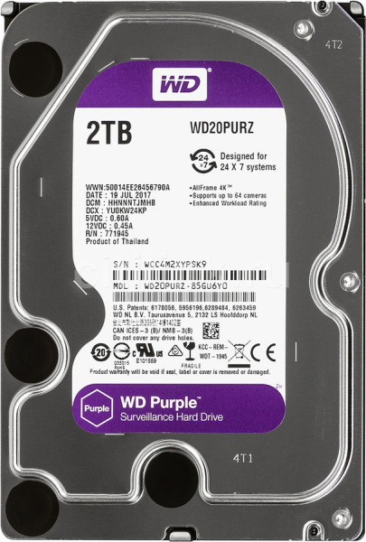 Жесткий диск WD Purple WD20PURZ
