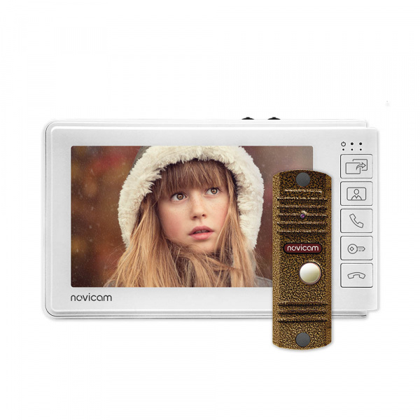 Комплект видеодомофона NOVIcam SMILE 7 KIT
