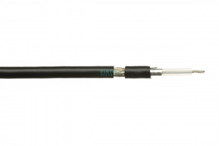Кабель Eletec RG-58 A/U MIL17 50 Ом, экран 112%, черный, 100 м