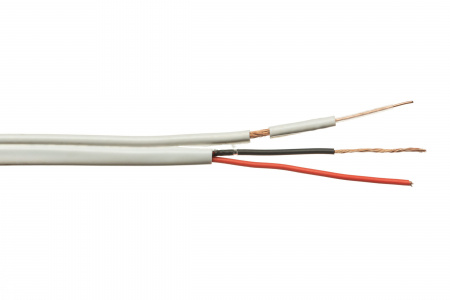 Кабель комбинированный Eletec КВК-В-1,5 2x0.50, плоский, 200 м