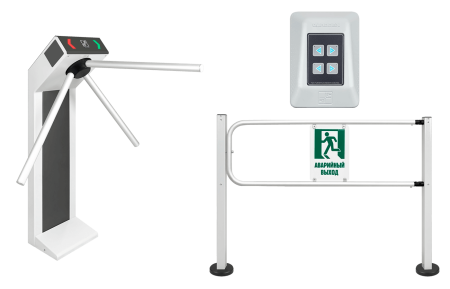 Турникет-трипод CARDDEX «STR», Комплект «STR Стандарт 4»