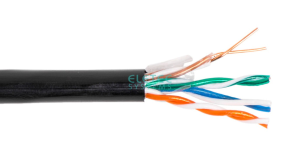 Кабель Eletec UTP 5E 4x2xAWG24, наружный, двойная оболочка, 305 м, медь