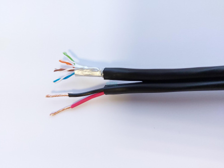 Кабель комб. FTP 5E 4x2x0.5 + 2x0.75 CU outdoor, 200 м