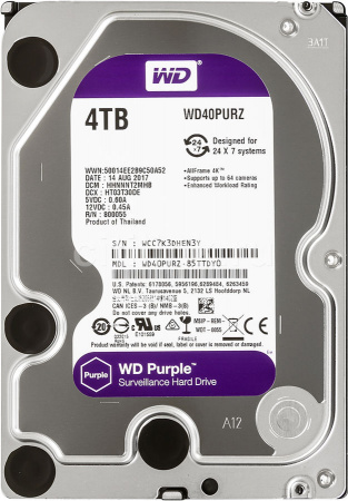 Жесткий диск WD Purple WD40PURZ