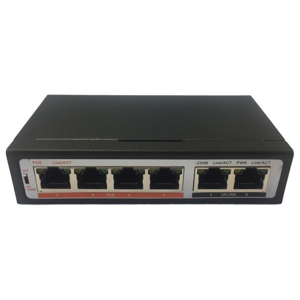 Коммутатор Hunter HN-POE204 Коммутатор Hunter HN-POE204