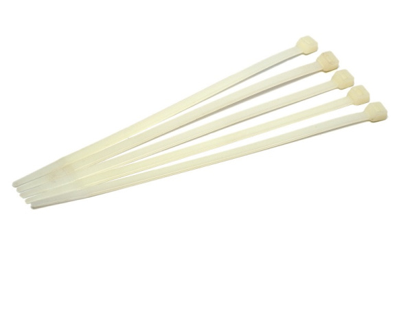 Стяжки Optimus 3,6x200мм белые/черные (100шт)