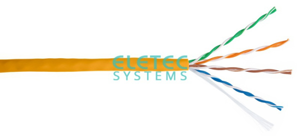 Кабель Eletec UTP 5E 4x2xAWG24 LSZH эконом 305м, CCA(медь 30%)