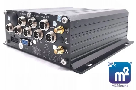 Мобильный видеорегистратор "М2Медиа-1080p" v.2.0 (4-канальный AHD+1IP)